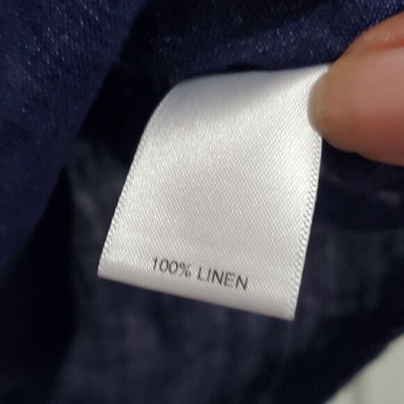 Baird Mcnutt mens linen button down casual shirt,  size xl - Picture 3 of 5